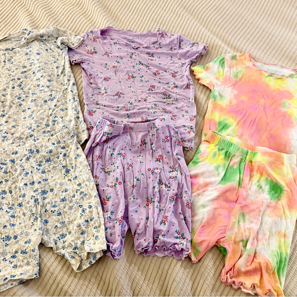 Colorful Kids short sleeve Sets